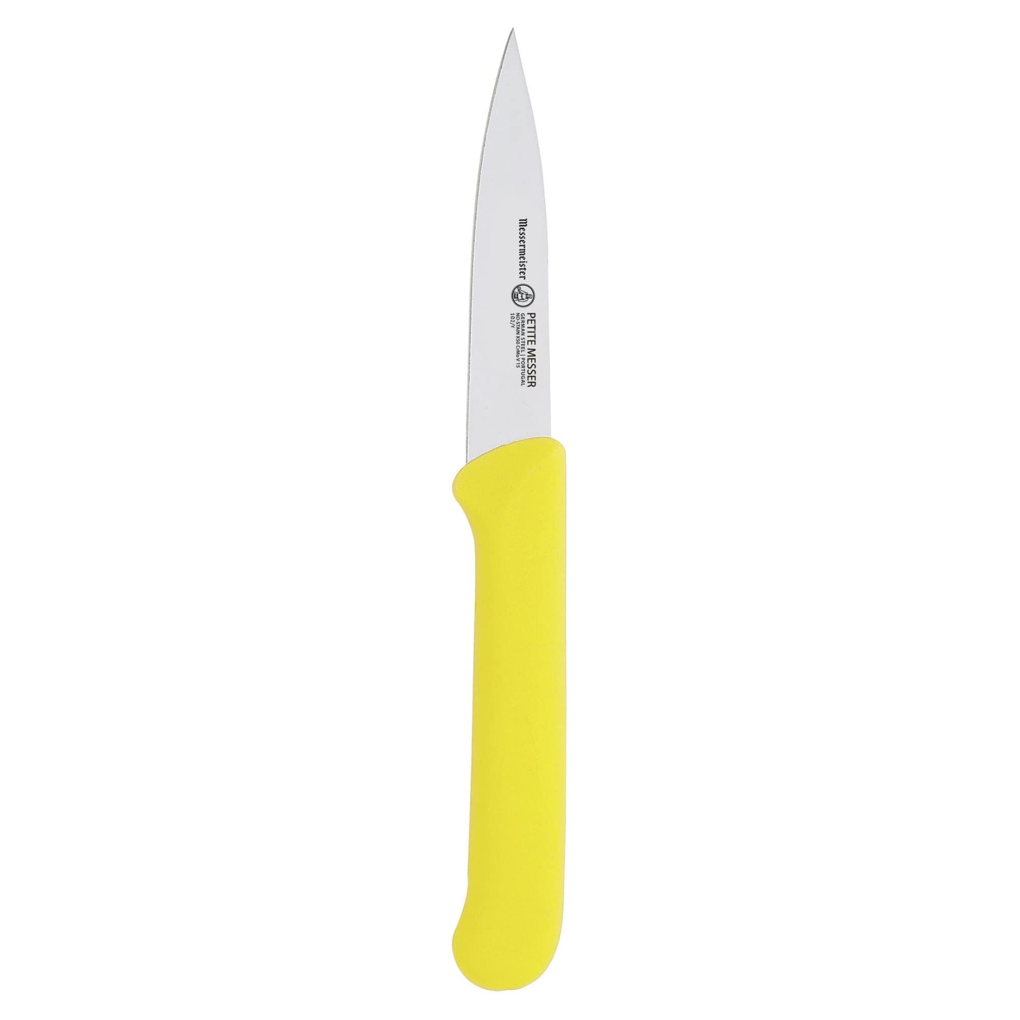 Foto 2 pulgar | Cuchillo Para Pelar Messermeister Petite Messer De 3 Pulgadas  Amarillo Con Funda - Venta Internacional.