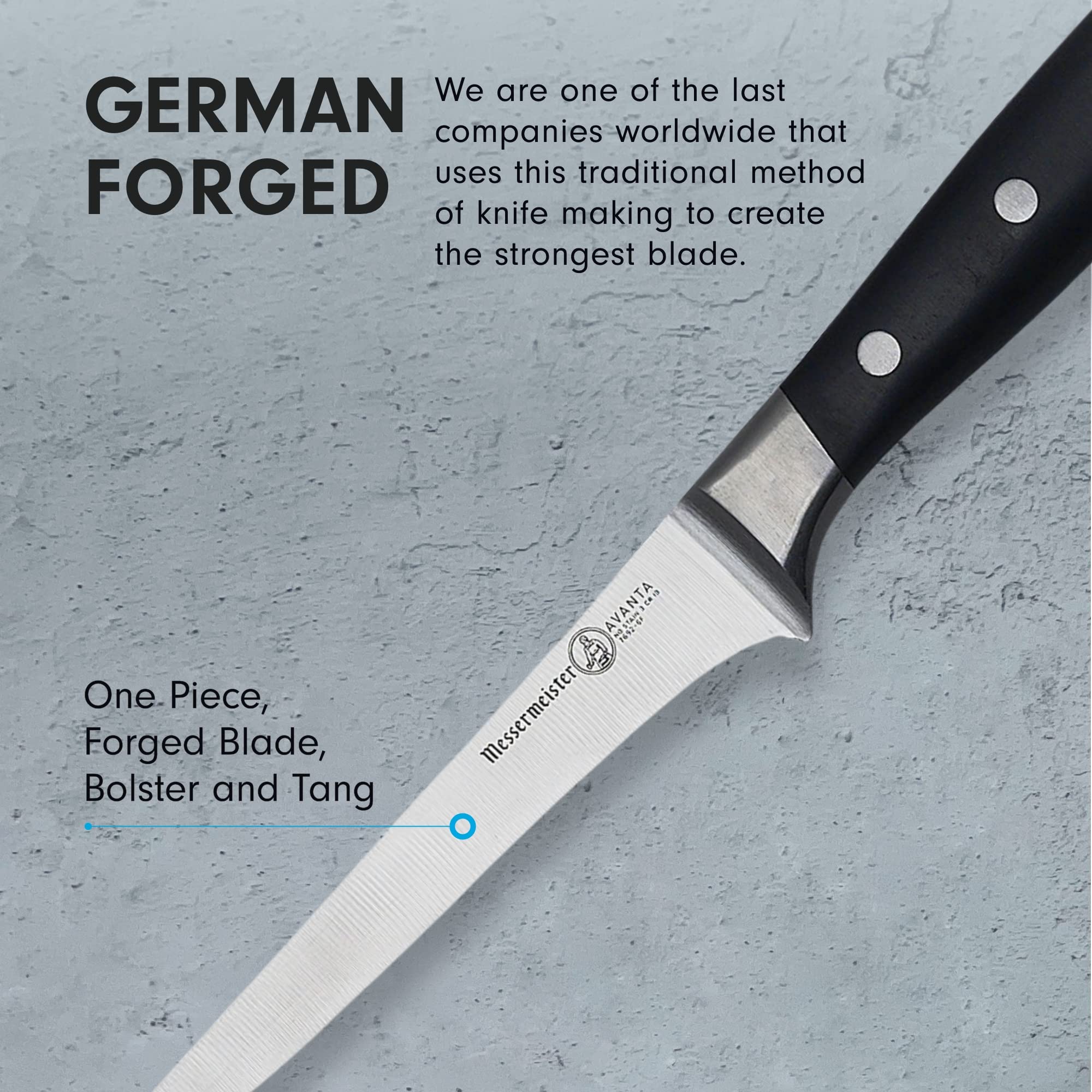Foto 6 pulgar | Cuchillo Deshuesador Messermeister Avanta Forjado De Acero Alemán De 15 Cm - Venta Internacional.