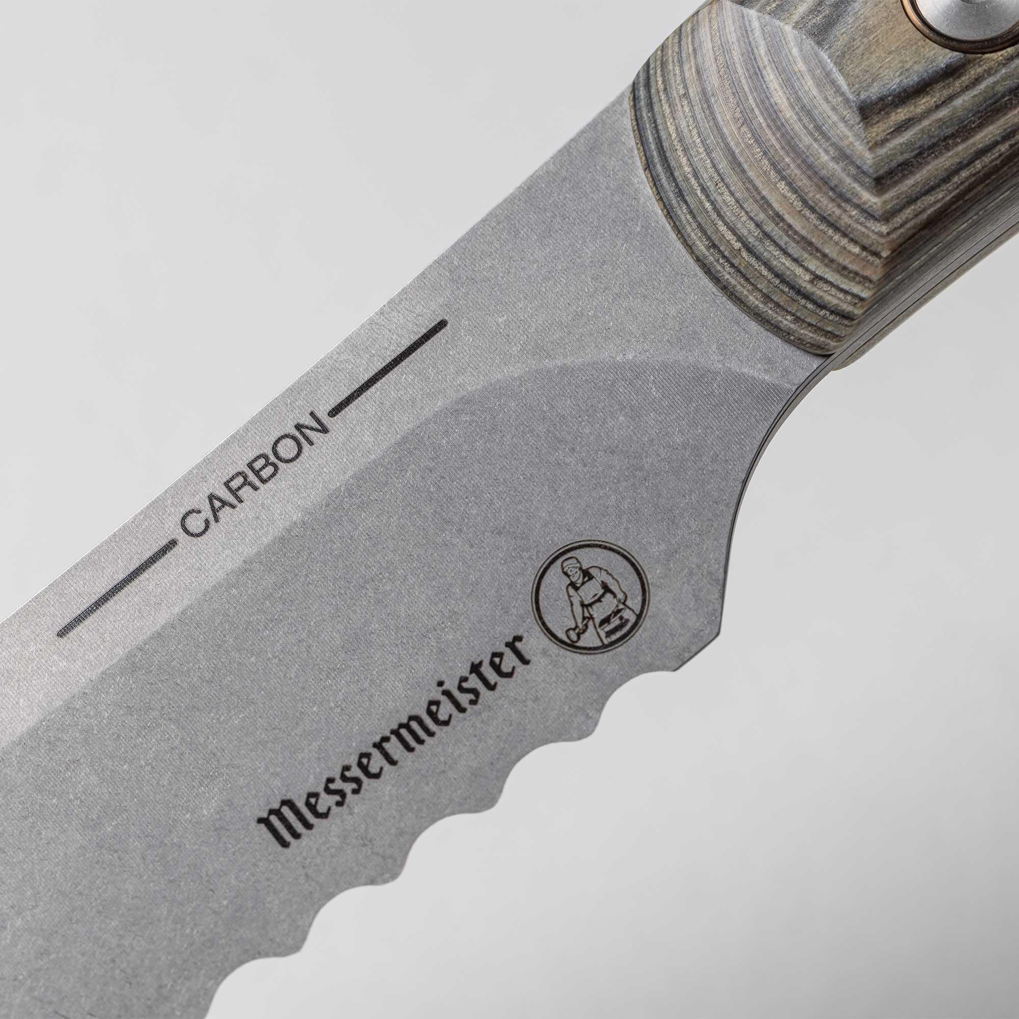 Foto 4 | Cuchillo Para Pan Messermeister Carbon 23 Cm Bohler K110 Steel - Venta Internacional.