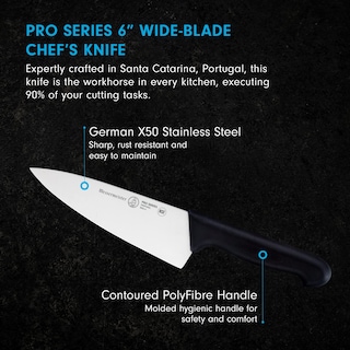 Foto 2 | Cuchillo De Chef Messermeister Pro Series Hoja Ancha De 15 Cm - Venta Internacional.