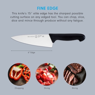 Foto 4 | Cuchillo De Chef Messermeister Pro Series Hoja Ancha De 15 Cm - Venta Internacional.