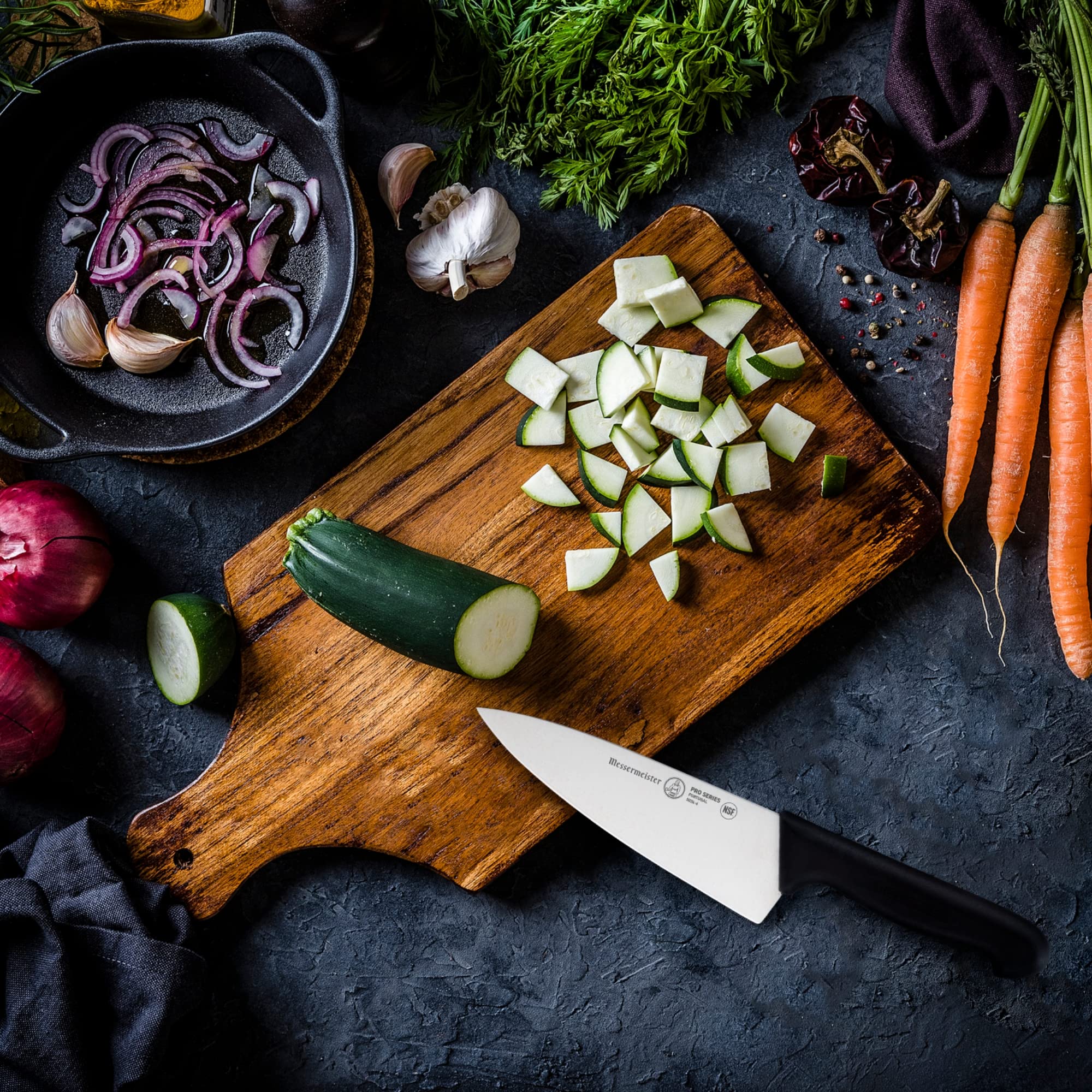 Foto 7 | Cuchillo De Chef Messermeister Pro Series  Hoja Ancha De 15 Cm - Venta Internacional.