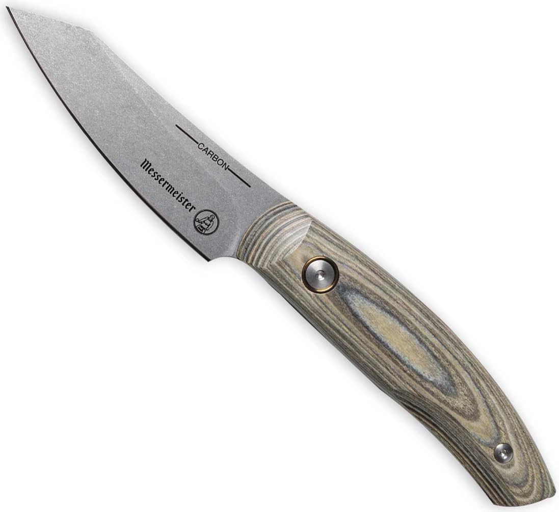 Foto 2 pulgar | Cuchillo De Pelar Messermeister Carbon 3.5» Bohler K110 Steel - Venta Internacional.