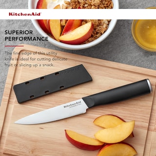 Foto 3 | Cuchillo Utilitario Kitchenaid Classic De Borde Fino De 11 Cm Con Funda De Hoja - Venta Internacional.