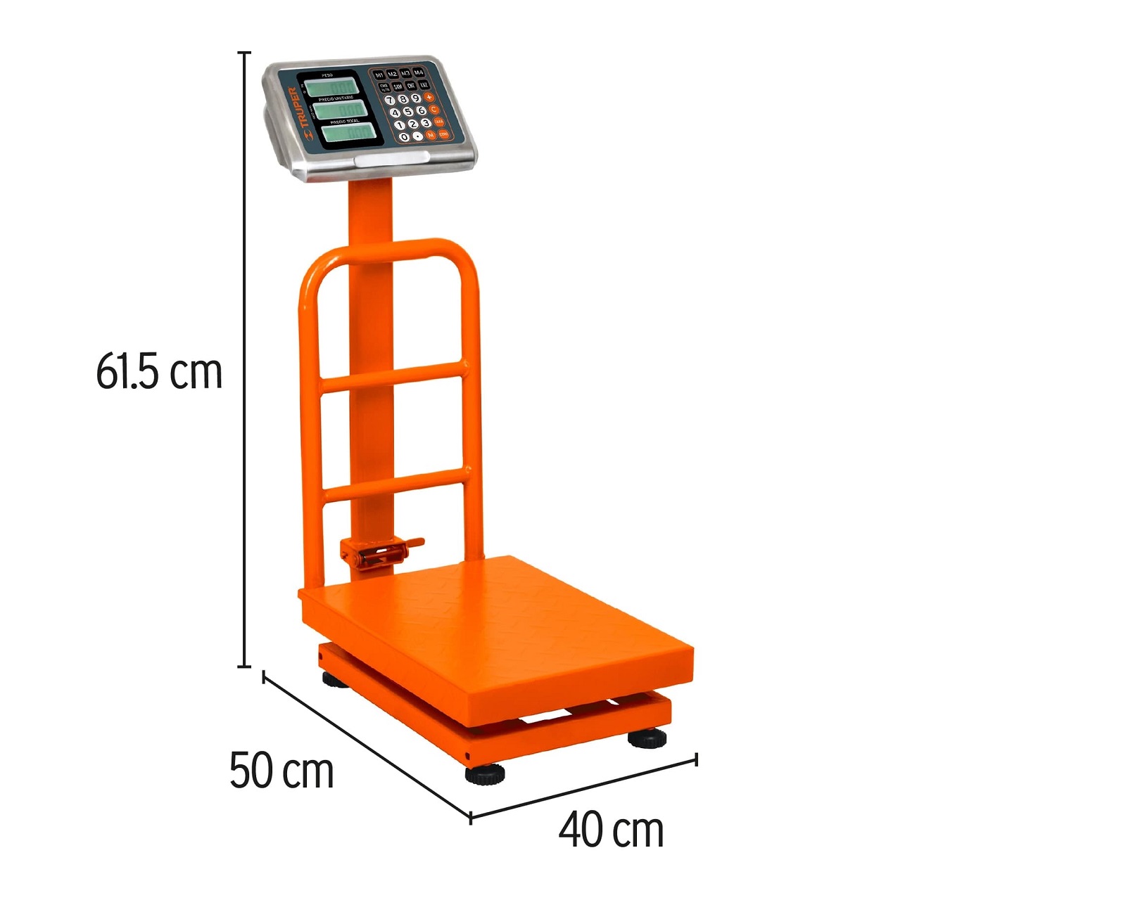 Foto 3 pulgar | Bascula Electrónica Capacidad 100kg Truper Bas-100pla