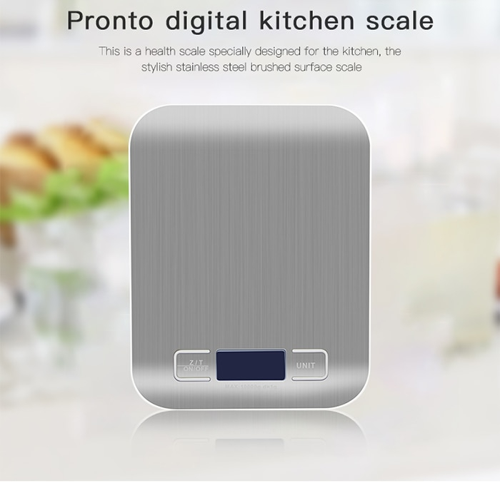 Foto 5 | Venta Internacional - Báscula Digital de Cocina Httn  Acero Inoxidable