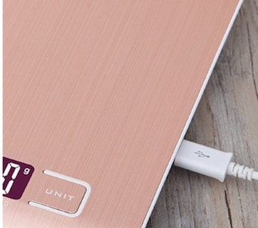 Foto 3 | Venta Internacional- Báscula de Cocina Httn Digital Electrónica con Carga USB LCD