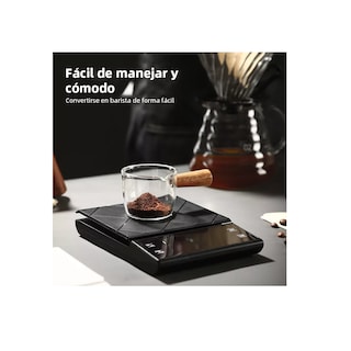 Foto 3 | Báscula Digital De Cocina Con Función Temporizada 0.1g/5kg Eo Safe Imports Esi-16304 Negro