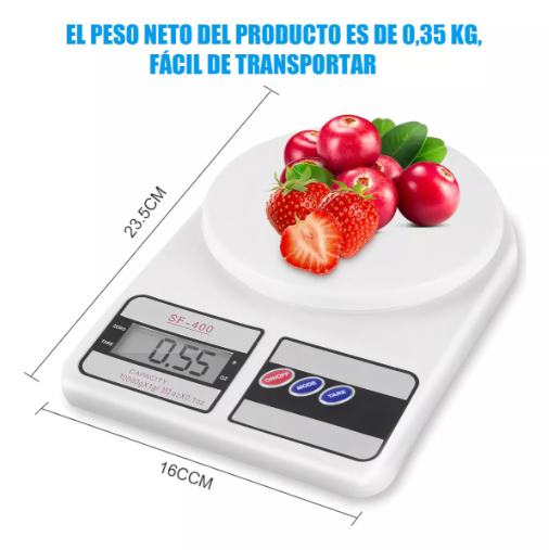 Foto 3 pulgar | Báscula Digital Xtellar 10kg Color Blanco