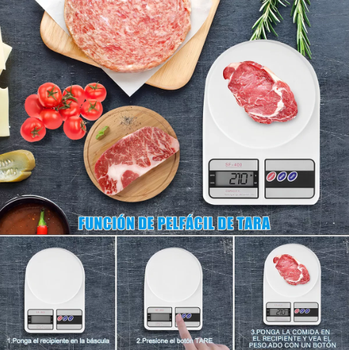 Foto 4 | Báscula Digital Xtellar 10kg Color Blanco