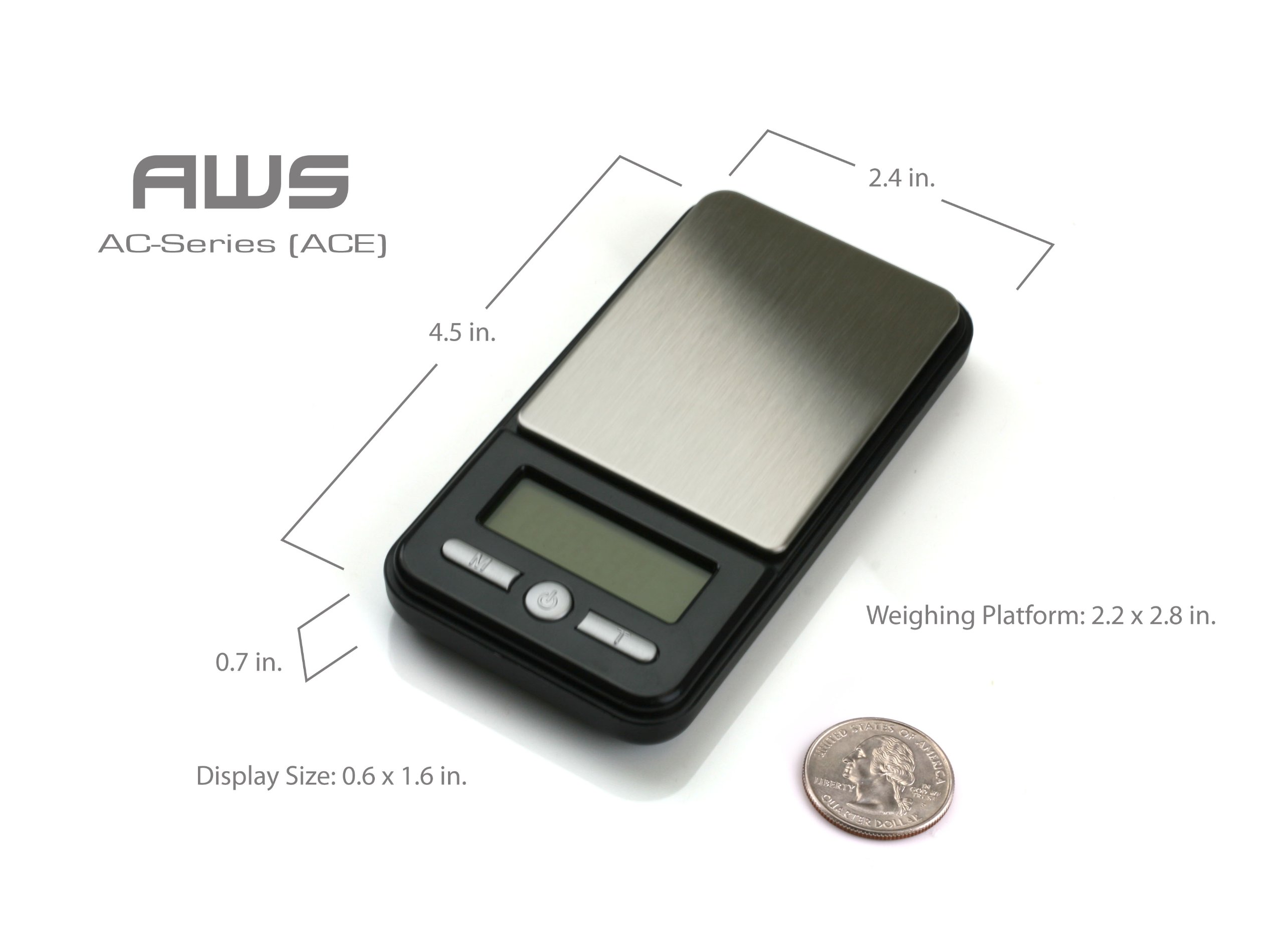 Foto 4 pulgar | Báscula Digital De Bolsillo American Weigh Scales Ac-650 - Venta Internacional.