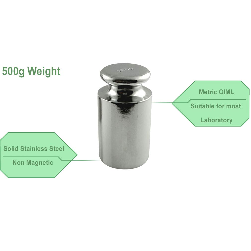 Foto 4 pulgar | Peso De Calibración American Weigh Básculas De 500 G Con Acabado Cromado - Venta Internacional.