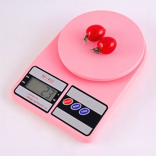 Foto 2 | Báscula De Cocina Hasta 10kg Digital De Alta Precisión Rosa