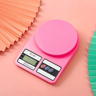 Foto 3 | Báscula De Cocina Hasta 10kg Digital De Alta Precisión Rosa