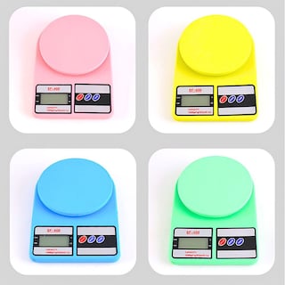 Foto 5 | Báscula De Cocina Hasta 10kg Digital De Alta Precisión Rosa