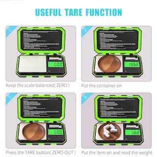 Foto 6 | Pantalla Lcd Digital Fuzion Con Escala De Gramos De Bolsillo, 500 G X 0,01 G - Venta Internacional.