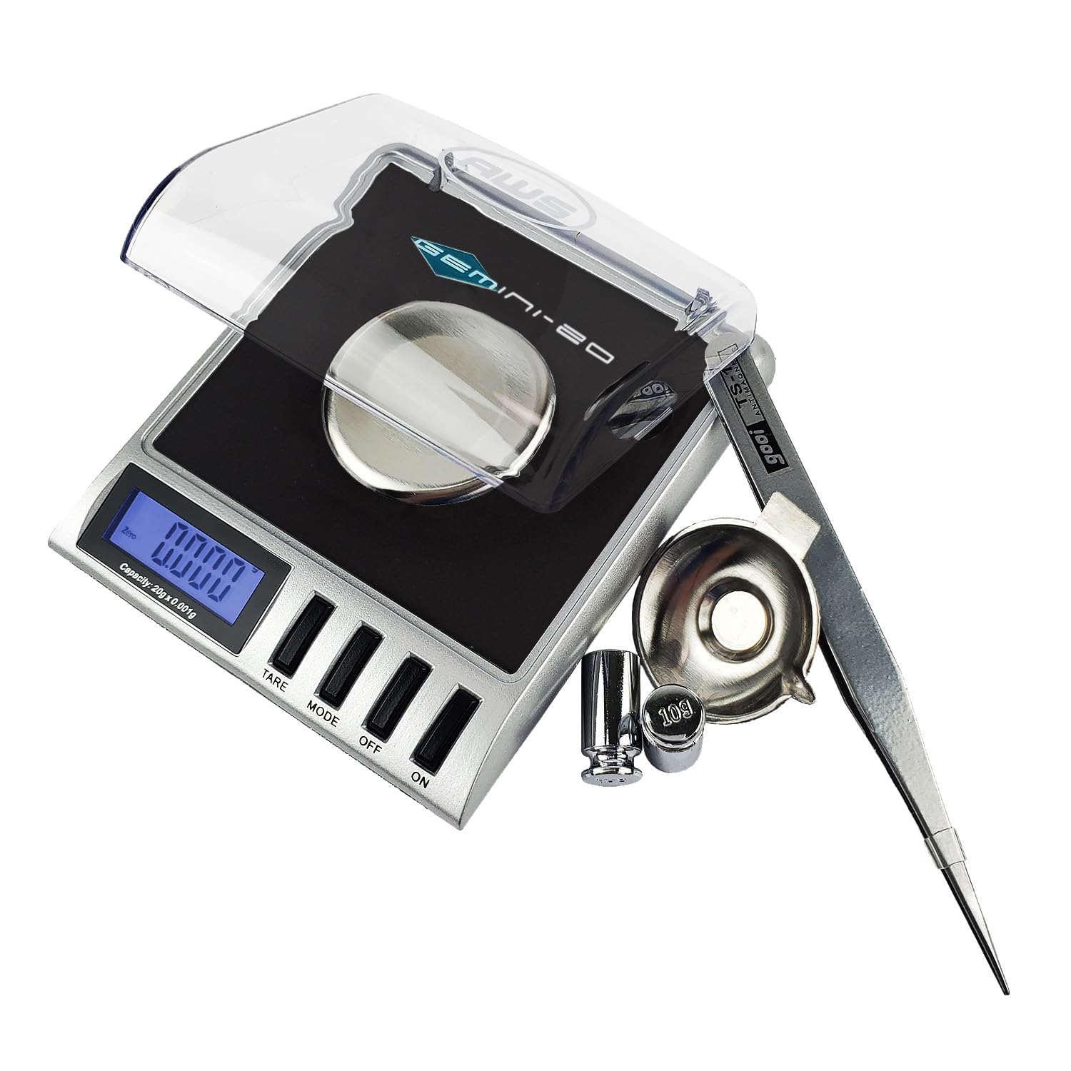 Báscula De Pesaje Estadounidense Milligram Scale Gemini 20 Portátil - Venta Internacional.