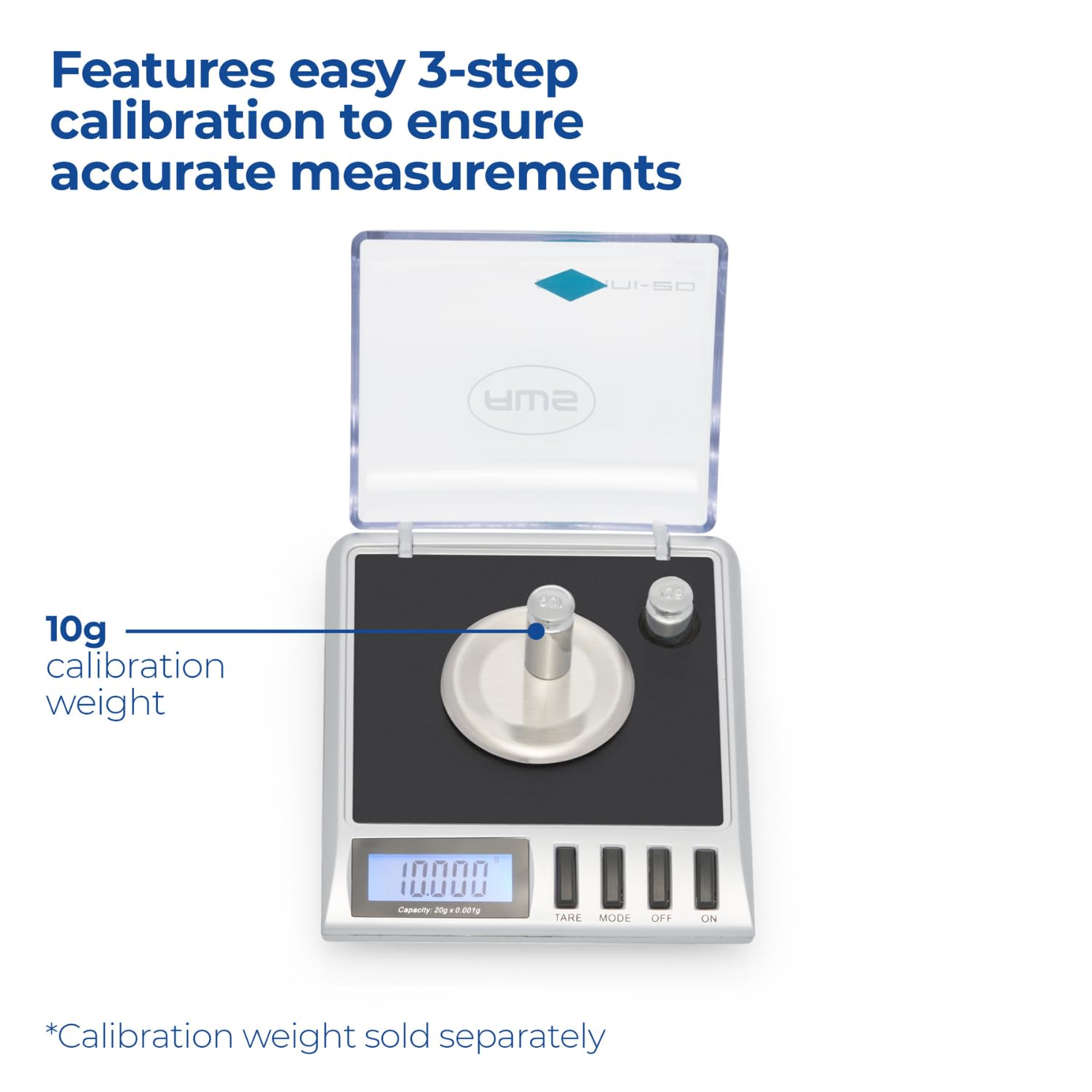 Foto 5 | Báscula De Pesaje Estadounidense Milligram Scale Gemini 20 Portátil - Venta Internacional.