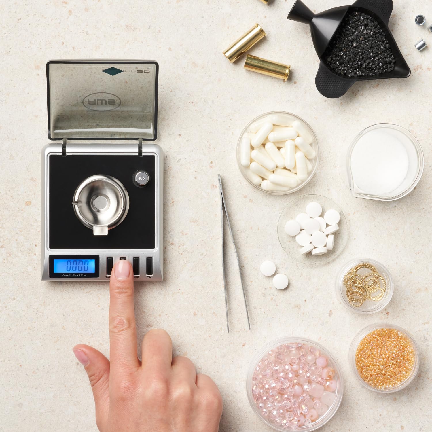 Foto 6 | Báscula De Pesaje Estadounidense Milligram Scale Gemini 20 Portátil - Venta Internacional.