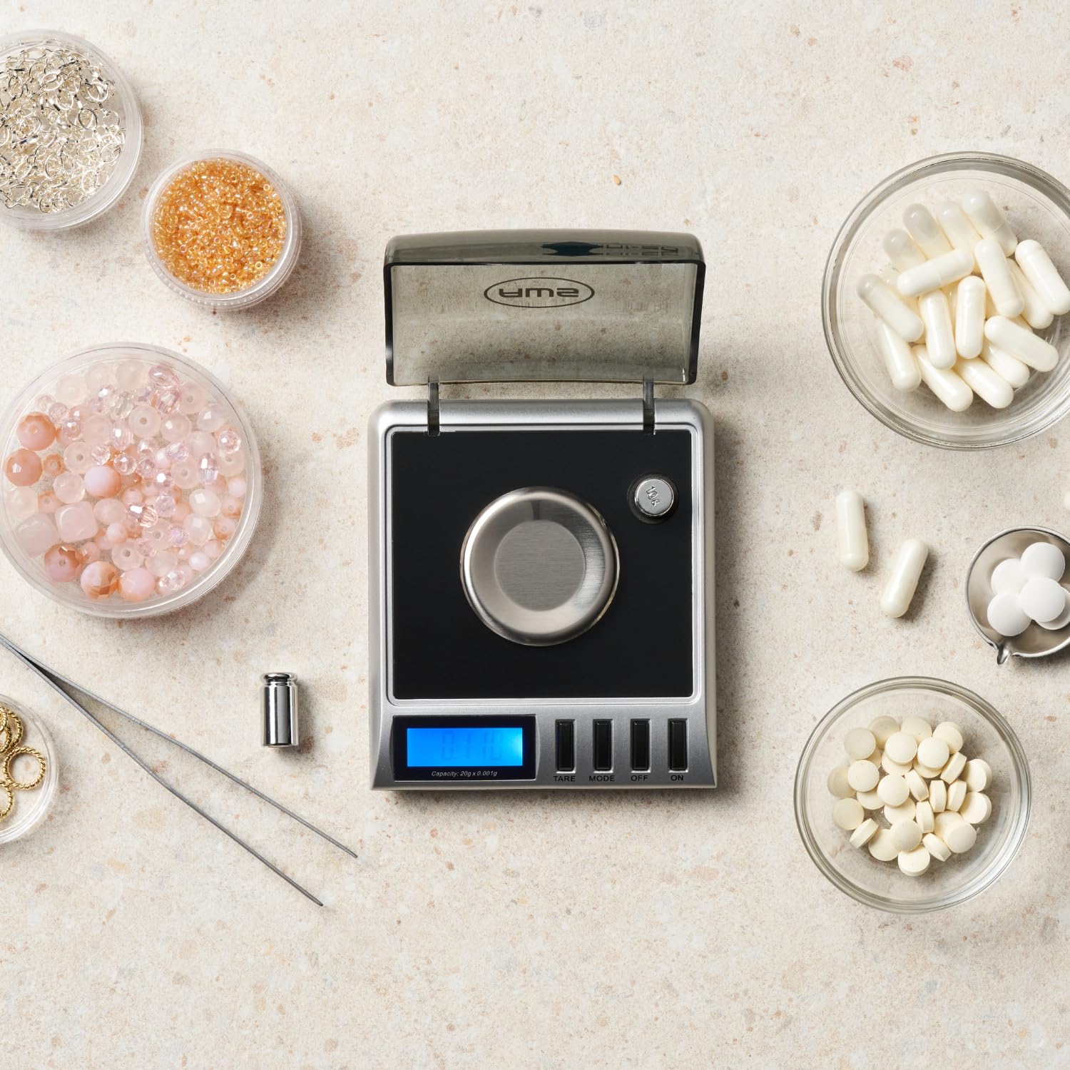 Foto 7 | Báscula De Pesaje Estadounidense Milligram Scale Gemini 20 Portátil - Venta Internacional.