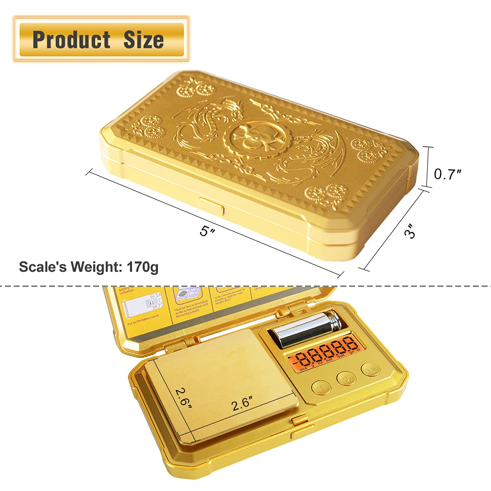 Foto 4 | Báscula De Bolsillo Fuzion Gram Scale De 200 G/0,01 G Con 6 Modos De Tara - Venta Internacional.