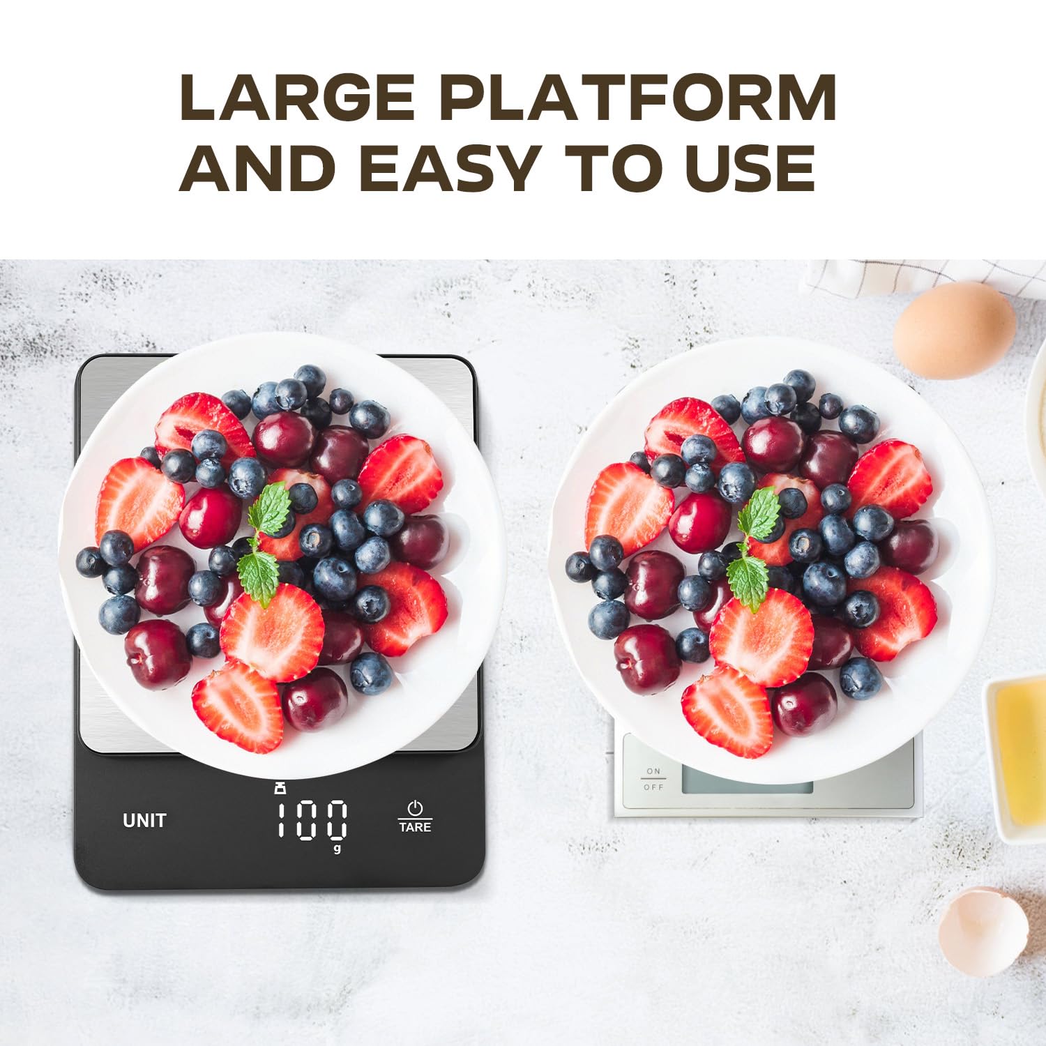 Foto 5 | Báscula Digital Para Cocina Chwares, 5 Kg/1 G, Acero Inoxidable - Venta Internacional.