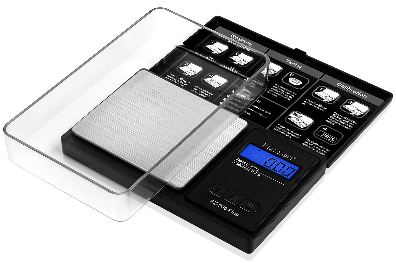 Báscula De Bolsillo Fuzion Digital De 200 G X 0,01 G Con 6 Unidades - Venta Internacional.