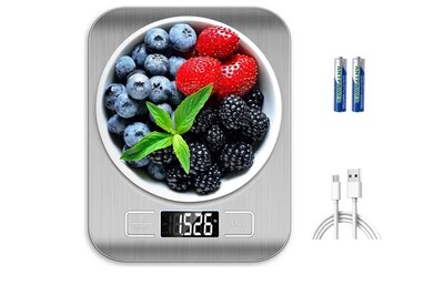 Foto 1 | Báscula Digital Extrema Precisión Xtellar Para Cocina Recargable Y Ecológica Con Rango De 10kg/1g