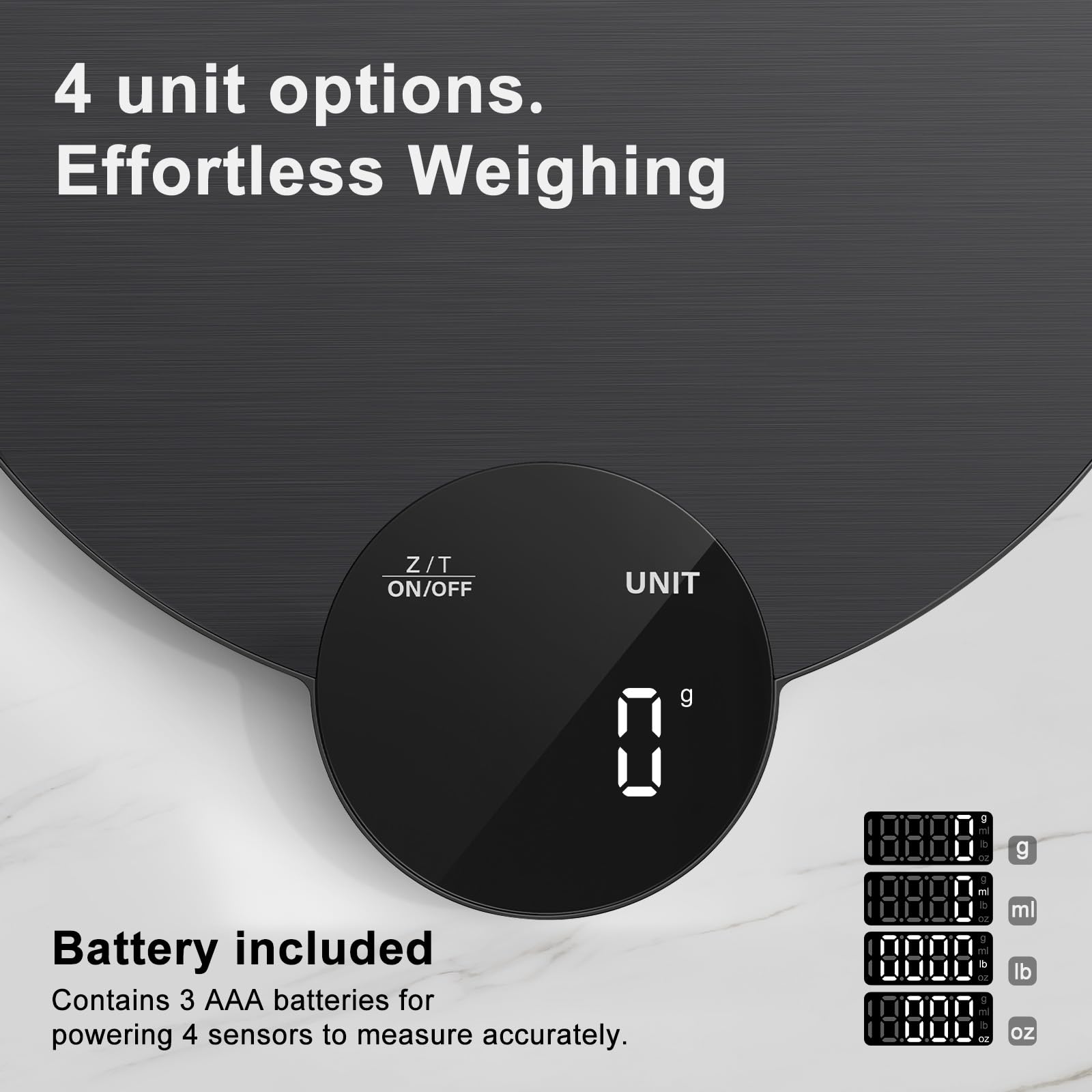 Foto 3 | Báscula Digital De Acero Inoxidable Para Alimentos Ultrean Precision De 1 G/0 1 Oz - Venta Internacional.