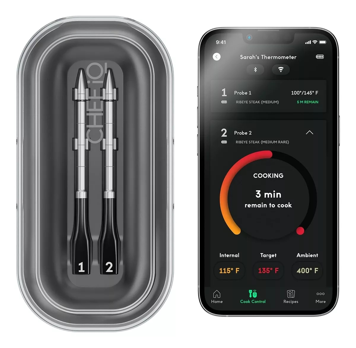 Chef Iq - Termómetro Inalámbrico Inteligente Para Carne $3,299