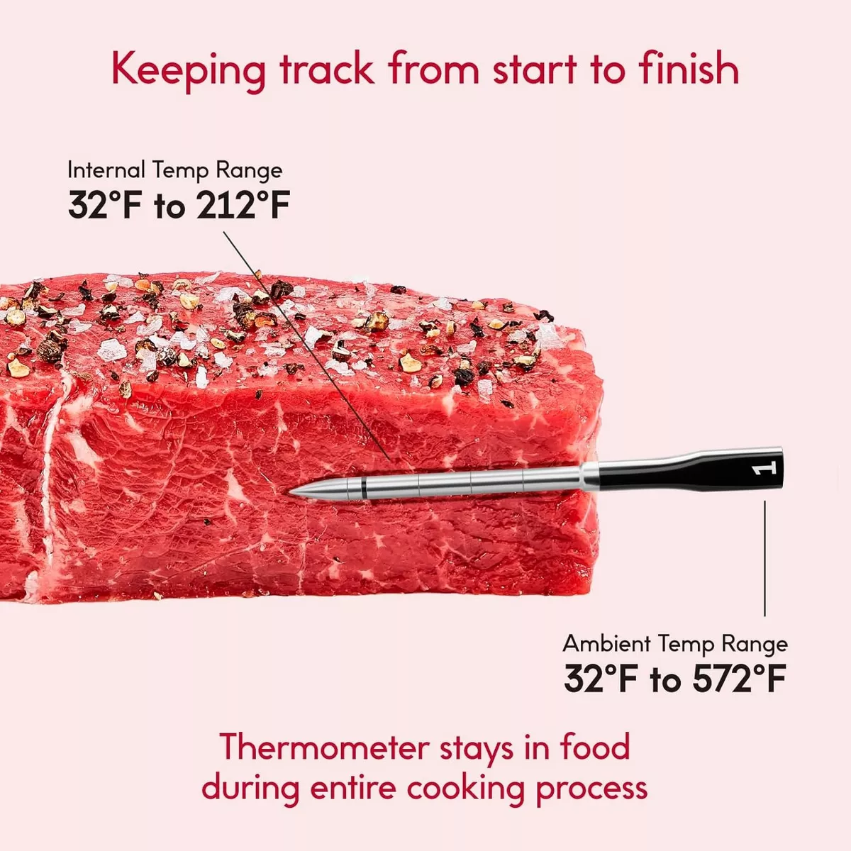 Foto 5 | Chef Iq - Termómetro Inalámbrico Inteligente Para Carne