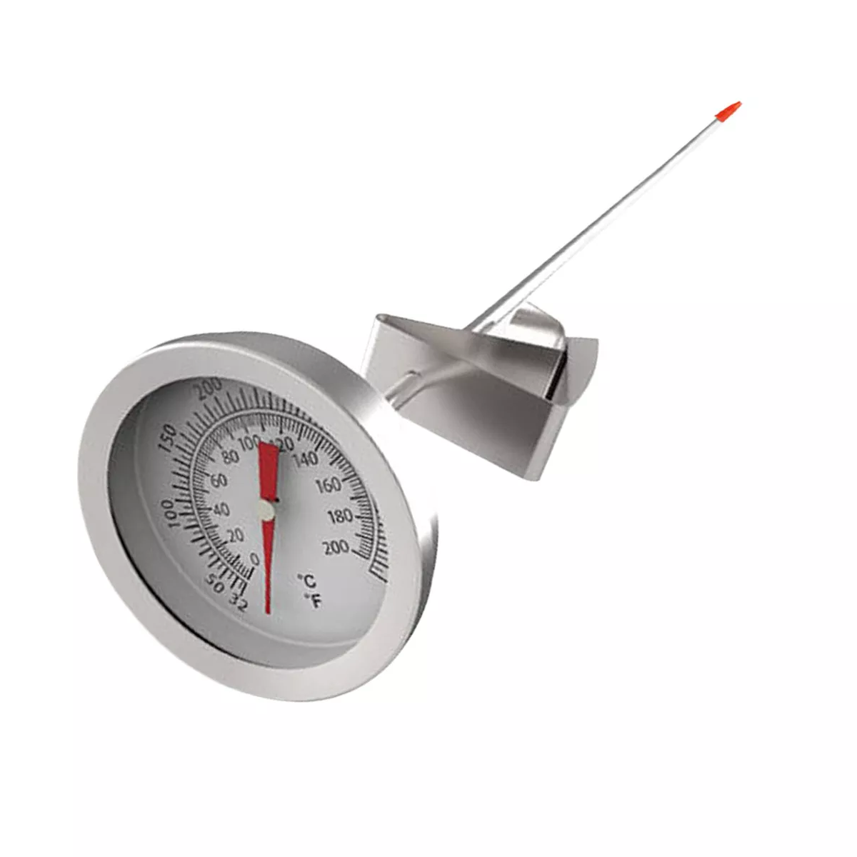 Foto 2 pulgar | Termometro Cocina Aceite Caliente Café Acero Inox 0 A 200°c  Eo Safe Imports Esi-16599 Plata