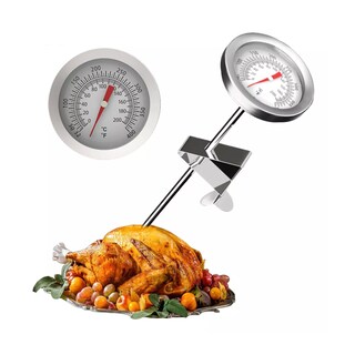 Foto 2 | Termometro Cocina Aceite Caliente Café Acero Inox 0 A 200°c Eo Safe Imports Esi-16599 Plata