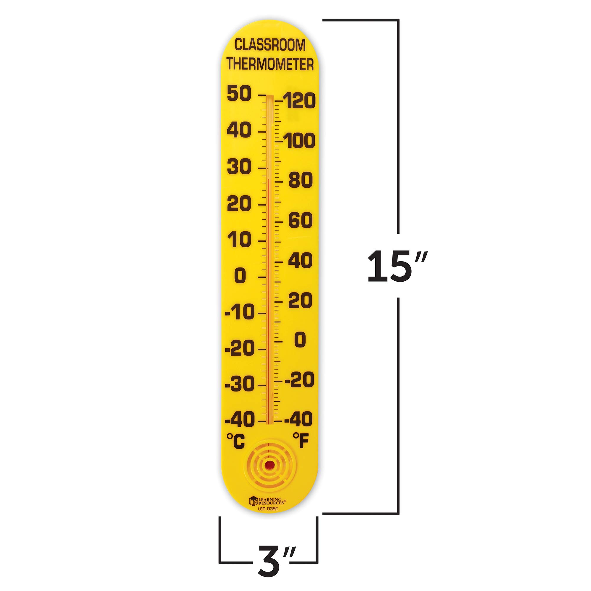 Foto 4 pulgar | Termómetro Para El Aula, Recursos De Aprendizaje, Montado En La Pared - Venta Internacional.