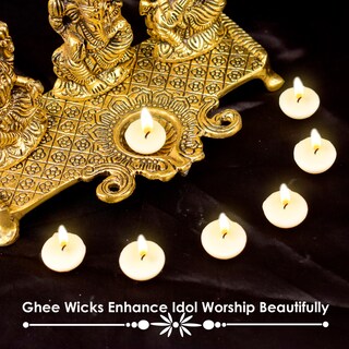 Foto 6 | Mechas de Ghee Satvik 100% Puro para Pooja y Diya 100 Piezas - Venta Internacional