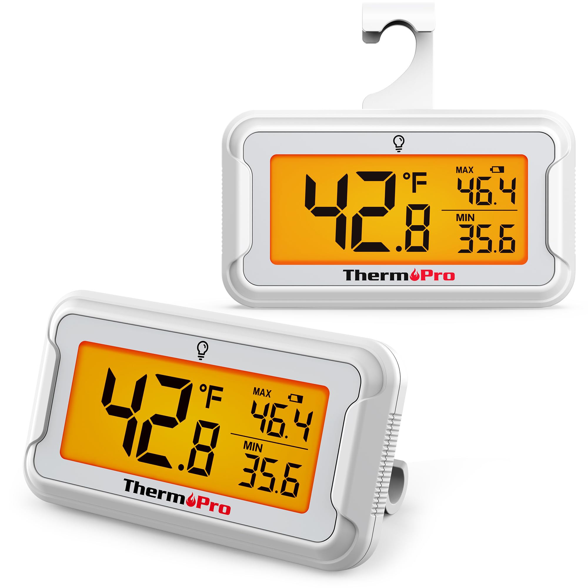 Foto 2 pulgar | Termómetro Para Refrigerador Thermopro Con Pantalla Lcd  Paquete De 2 - Venta Internacional.