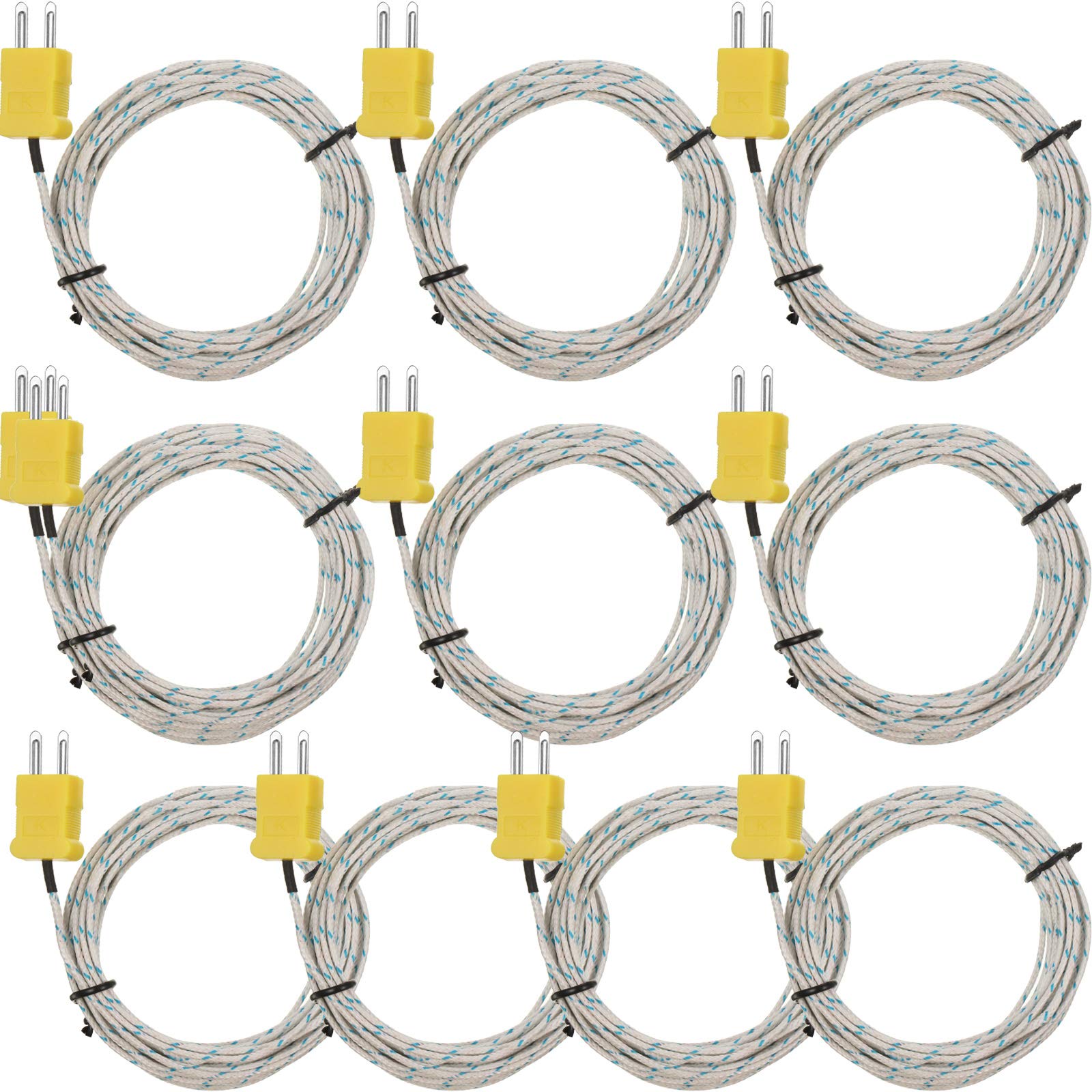 Foto 2 pulgar | Sensor De Sonda De Temperatura  Termopar Tipo K  3 M  10 Piezas - Venta Internacional.