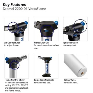 Foto 6 | Soplete Dremel 2200-01 Versa Flame - Venta Internacional