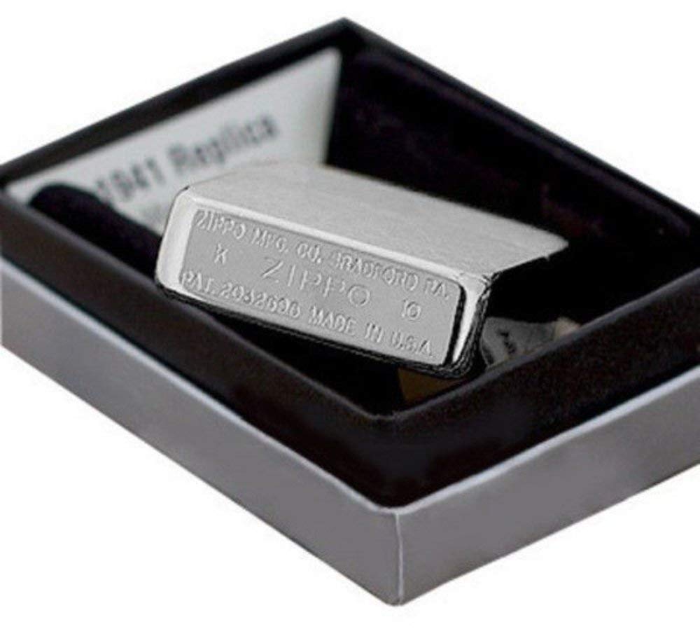 Foto 7 pulgar | Réplica De Encendedor Zippo 1941 En Cromo Cepillado - Venta Internacional.