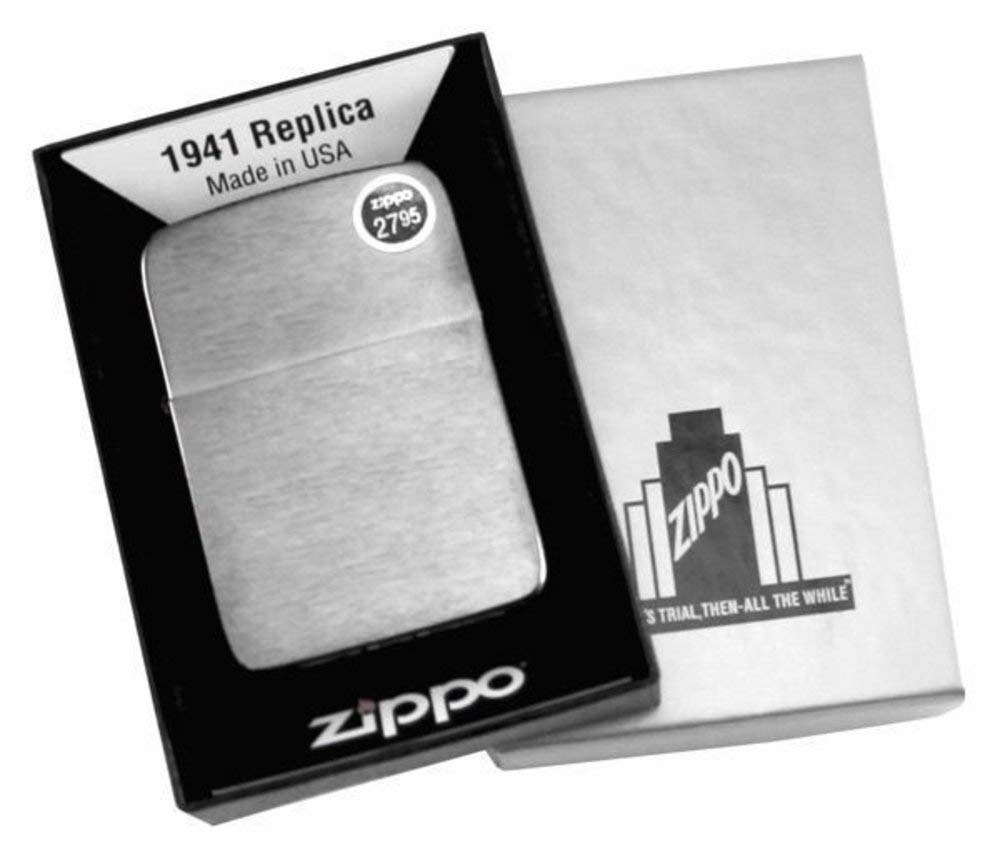 Foto 8 pulgar | Réplica De Encendedor Zippo 1941 En Cromo Cepillado - Venta Internacional.
