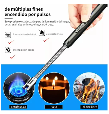 Foto 4 | Encendedor Xtellar Electrónico, Carga Usb, Viaje, Hogar, Cocina De C