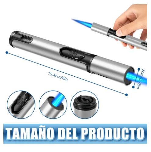 Foto 3 pulgar | Encendedor Xtellar Rellenable A Prueba De Viento Ajustable De Cocina