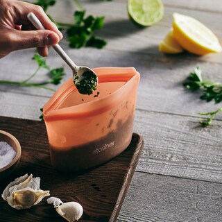 Foto 6 | Bolsas Reutilizables Para Almacenamiento De Alimentos Stasher Premium Silicone, Paquete De 6 - Venta Internacional.