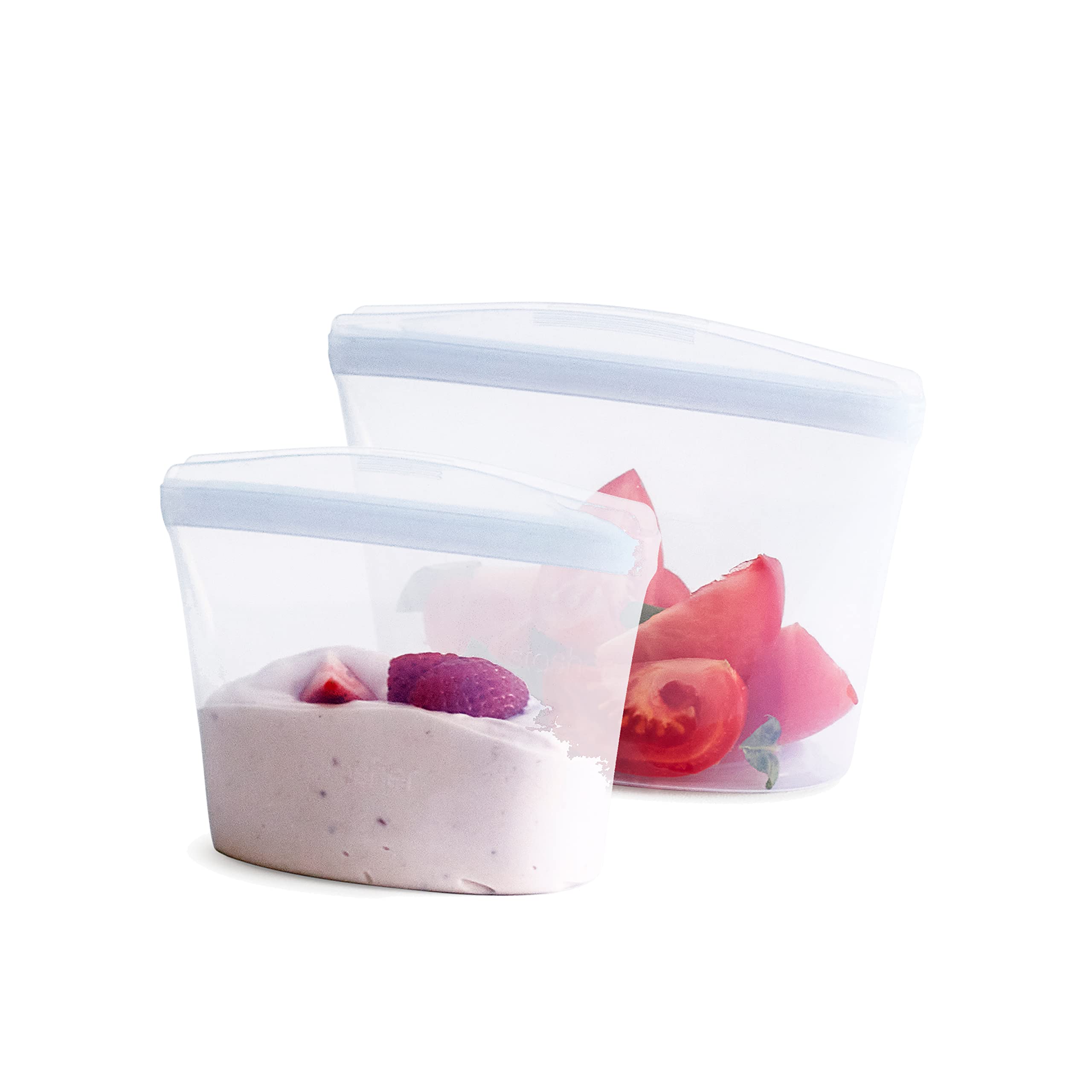 Foto 2 pulgar | Bolsas Reutilizables Para Almacenamiento De Alimentos Stasher Premium Silicone, Paquete De 2 - Venta Internacional.