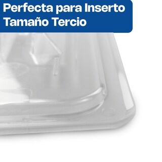 Foto 3 | Tapa Para Insertos De Policarbonato Caledonia, Tamaño Tercio (32 X 17 Cm) Con Corte Especial Para Aprovechamien