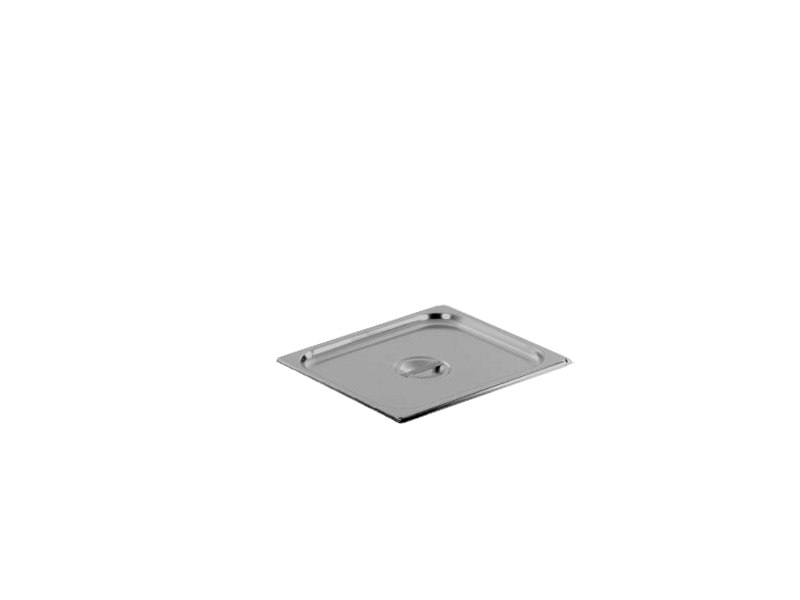 Foto 1 | Tapa Para Insertos De Acero Inoxidable Caledonia, Tamaño Tercio (32 X 17 Cm) Con Acabado Satinado Y Bordes Especiales