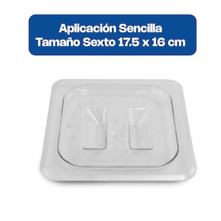 Foto 5 | Tapa Para Insertos De Policarbonato Caledonia, Tamaño Sexto (17 X 16 Cm) Con Corte Especial Para Aprovechamiento Del