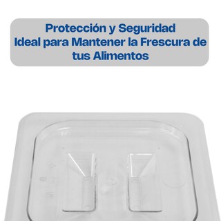 Foto 6 | Tapa Para Insertos De Policarbonato Caledonia, Tamaño Sexto (17 X 16 Cm) Con Corte Especial Para Aprovechamiento Del
