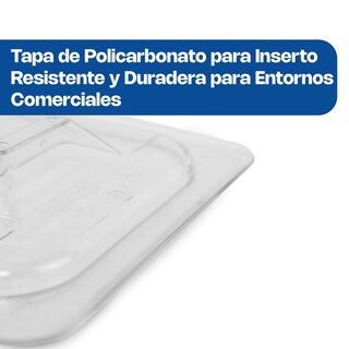 Foto 7 | Tapa Para Insertos De Policarbonato Caledonia, Tamaño Sexto (17 X 16 Cm) Con Corte Especial Para Aprovechamiento Del