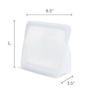 Foto 5 | Bolsa De Almacenamiento Reutilizable Stasher Platinum Silicone 1.65 L Rose - Venta Internacional.